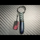 Carbon Skull Bullet keychain