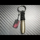 Carbon Skull Bullet keychain