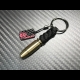 Carbon Skull Bullet keychain