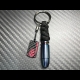 Carbon Skull Bullet keychain
