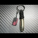 Carbon Skull Bullet keychain