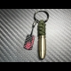 Carbon Skull Bullet keychain
