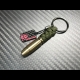 Carbon Skull Bullet keychain