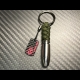 Carbon Skull Bullet keychain