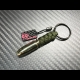 Carbon Skull Bullet keychain