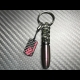 Carbon Skull Bullet keychain