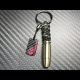 Carbon Skull Bullet keychain