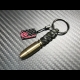 Carbon Skull Bullet keychain
