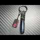 Carbon Skull Bullet keychain