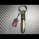Carbon Skull Bullet keychain
