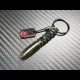 Carbon Skull Bullet keychain