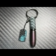 Carbon Skull Bullet keychain