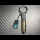 Carbon Skull Bullet keychain