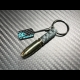 Carbon Skull Bullet keychain