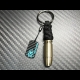 Carbon Skull Bullet keychain