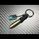Carbon Skull Bullet keychain