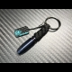 Carbon Skull Bullet keychain