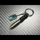 Carbon Skull Bullet keychain