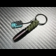 Carbon Skull Bullet keychain
