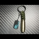 Carbon Skull Bullet keychain