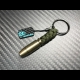 Carbon Skull Bullet keychain