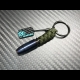 Carbon Skull Bullet keychain