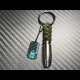 Carbon Skull Bullet keychain