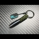 Carbon Skull Bullet keychain