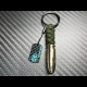 Carbon Skull Bullet keychain