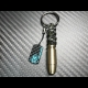 Carbon Skull Bullet keychain