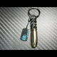 Carbon Skull Bullet keychain