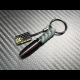 Carbon Skull Bullet keychain