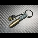 Carbon Skull Bullet keychain