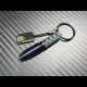 Carbon Skull Bullet keychain