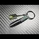 Carbon Skull Bullet keychain
