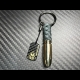 Carbon Skull Bullet keychain