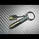 Carbon Skull Bullet keychain