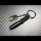Carbon Skull Bullet keychain
