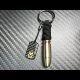 Carbon Skull Bullet keychain