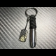 Carbon Skull Bullet keychain