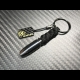 Carbon Skull Bullet keychain