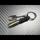 Carbon Skull Bullet keychain