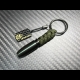 Carbon Skull Bullet keychain