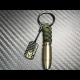 Carbon Skull Bullet keychain