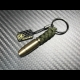 Carbon Skull Bullet keychain