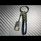 Carbon Skull Bullet keychain