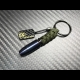 Carbon Skull Bullet keychain