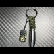 Carbon Skull Bullet keychain