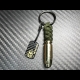Carbon Skull Bullet keychain