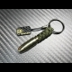 Carbon Skull Bullet keychain